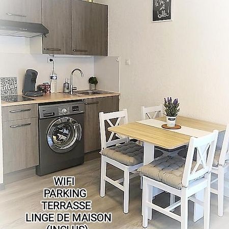Charmant Studio Climatise 24 M2 Terrasse A 100M De La Plage سانت-ماندرييه-سور-مير المظهر الخارجي الصورة